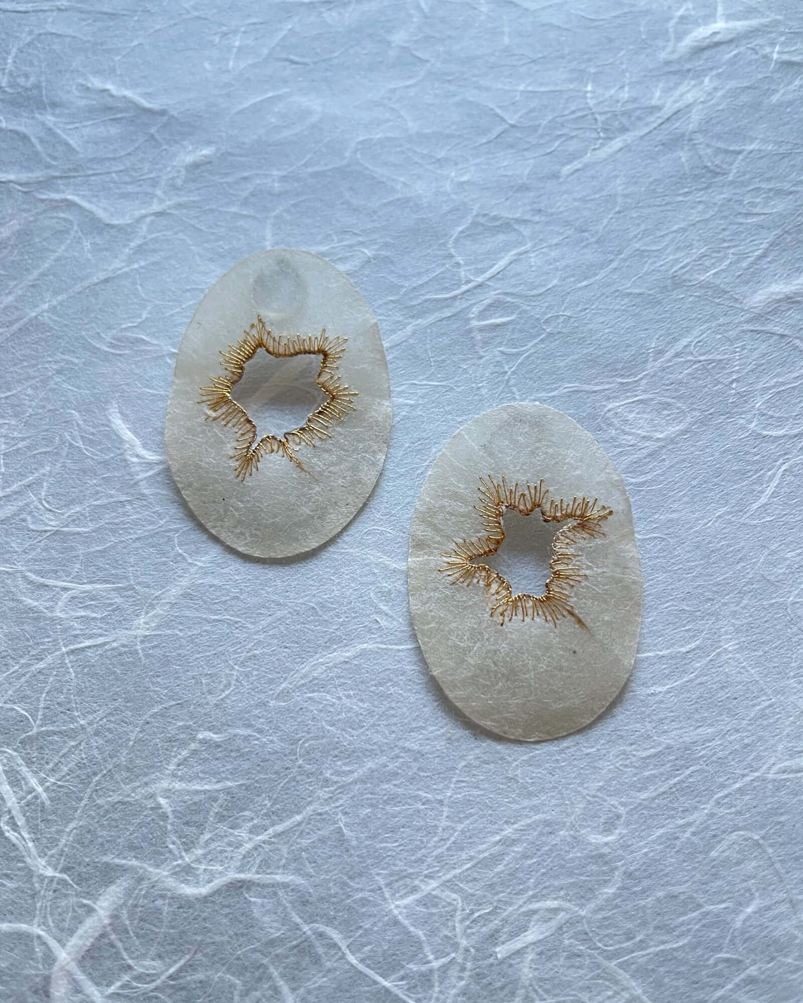 Japanese Washi Jewelry|CLIP-ON EARRINGS 014 | VOJ