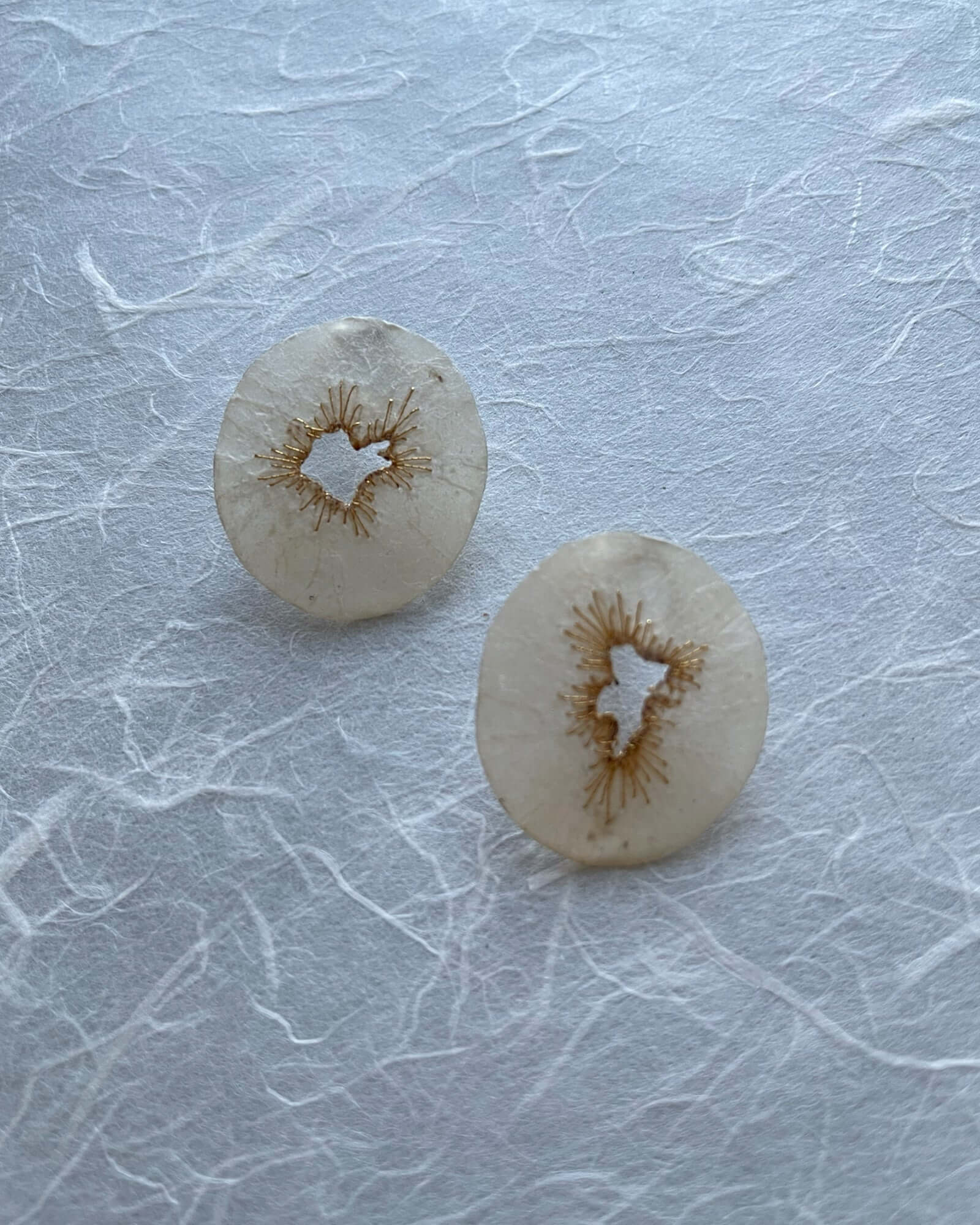 Japanese Washi Jewelry|CLIP-ON EARRINGS 013 | VOJ