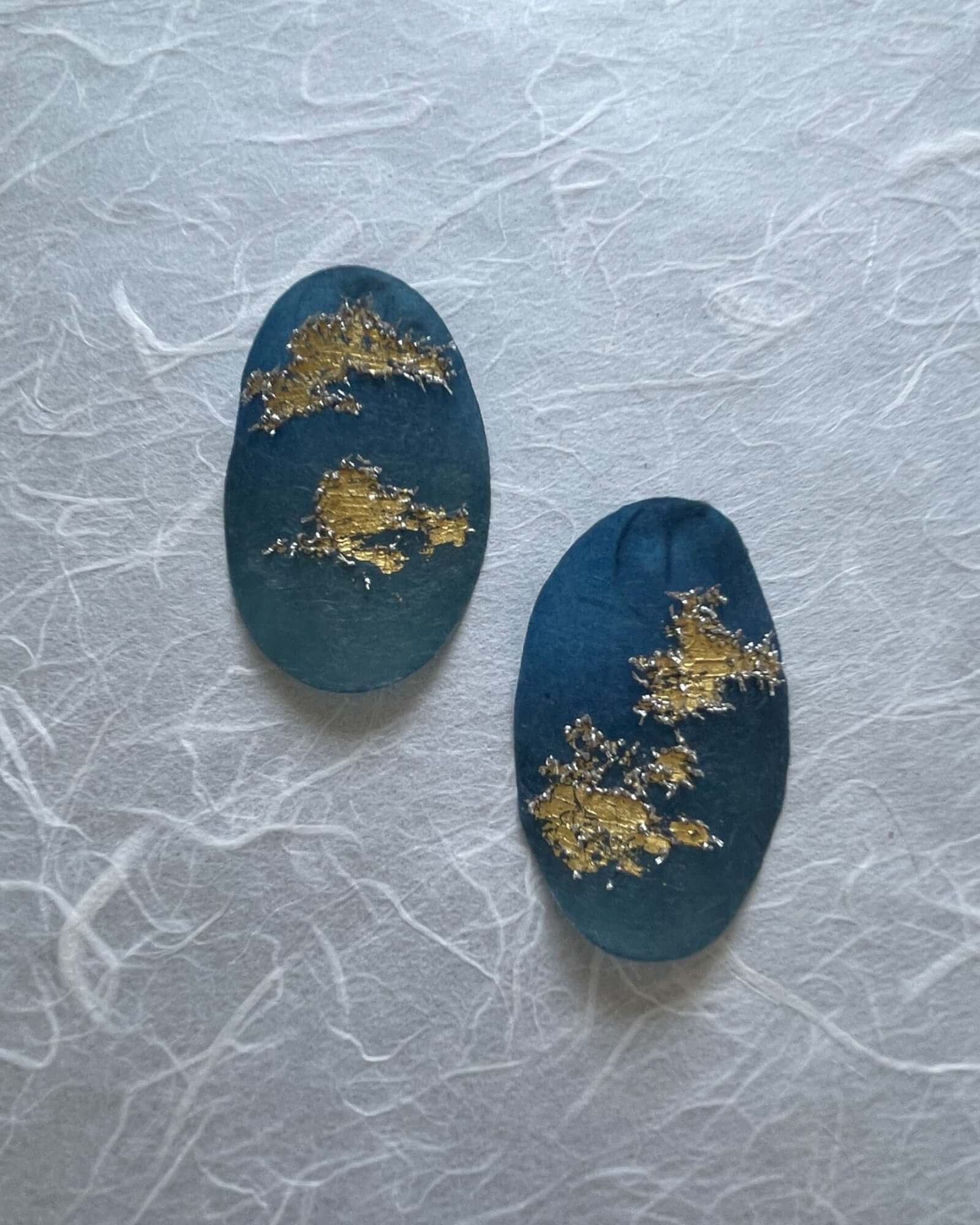 Japanese Washi Jewelry|CLIP-ON EARRINGS 009 | VOJ