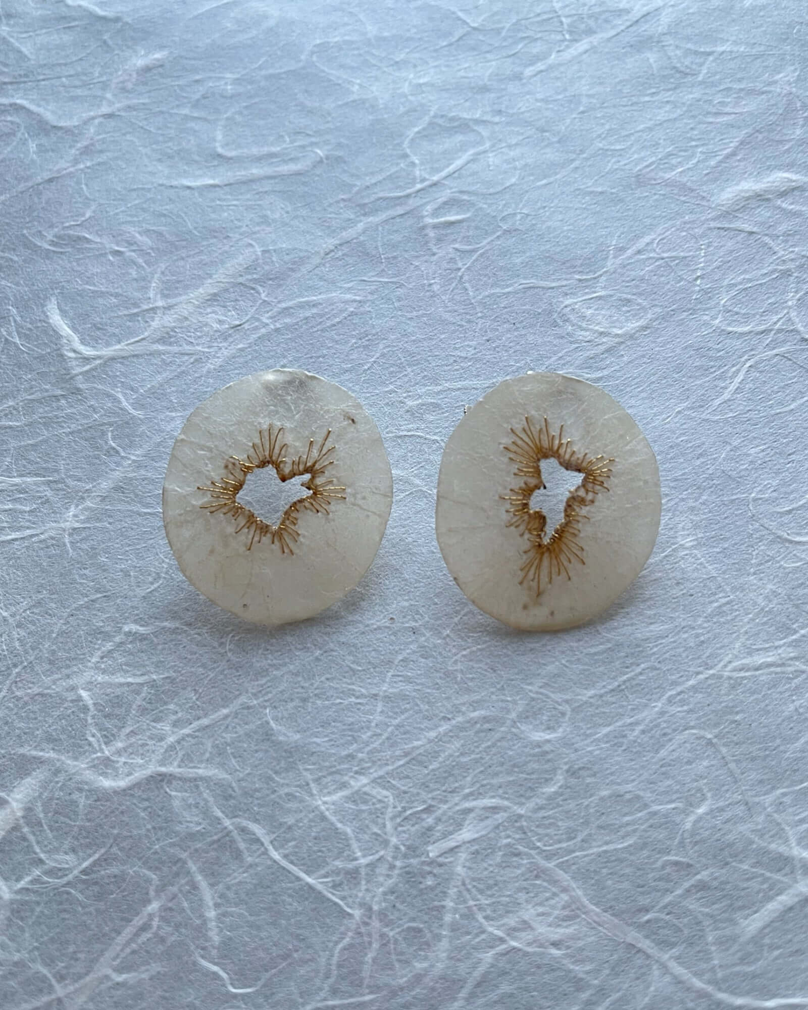 Japanese Washi Jewelry|CLIP-ON EARRINGS 013 | VOJ