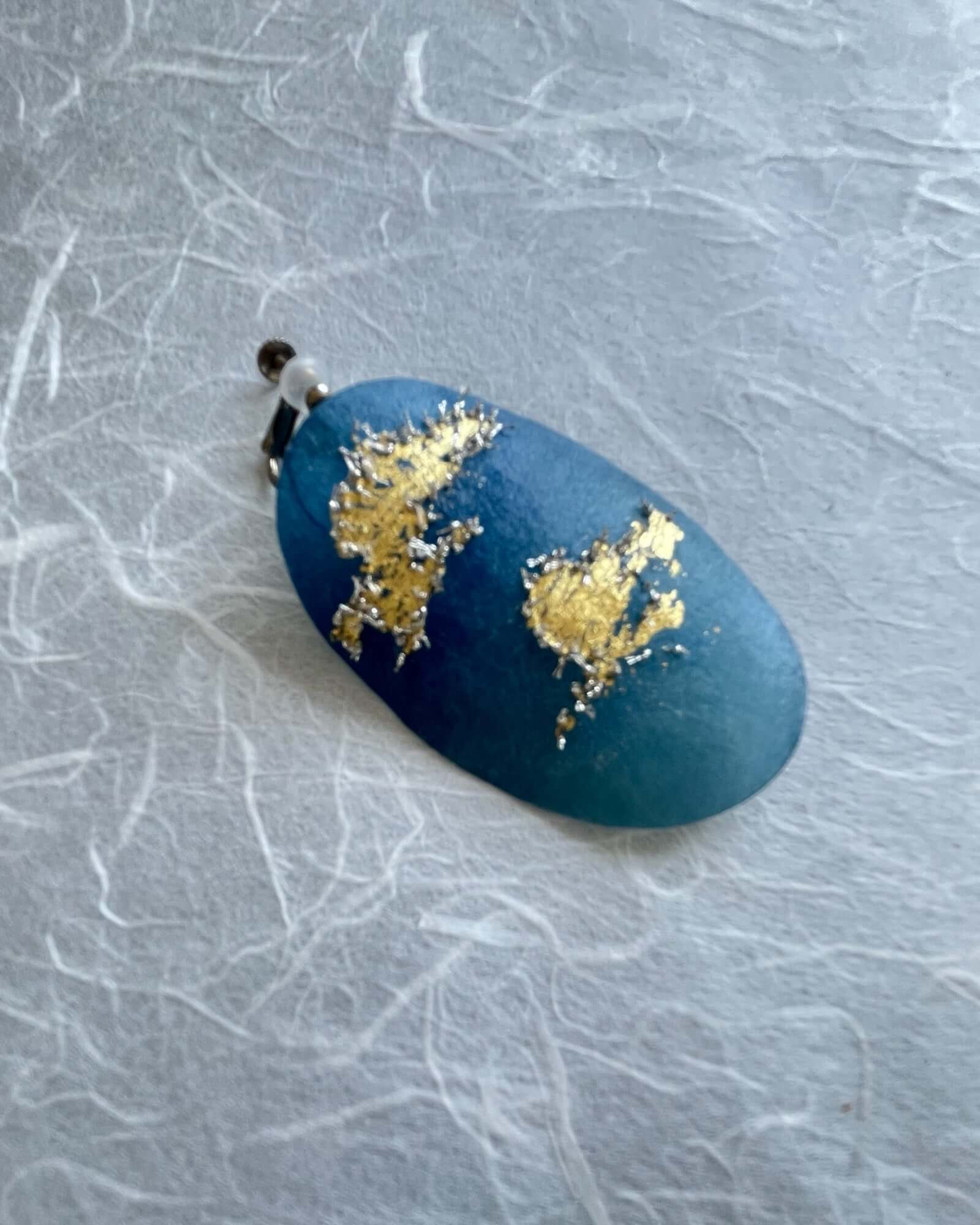 Japanese Washi Jewelry|CLIP-ON EARRINGS 009 | VOJ