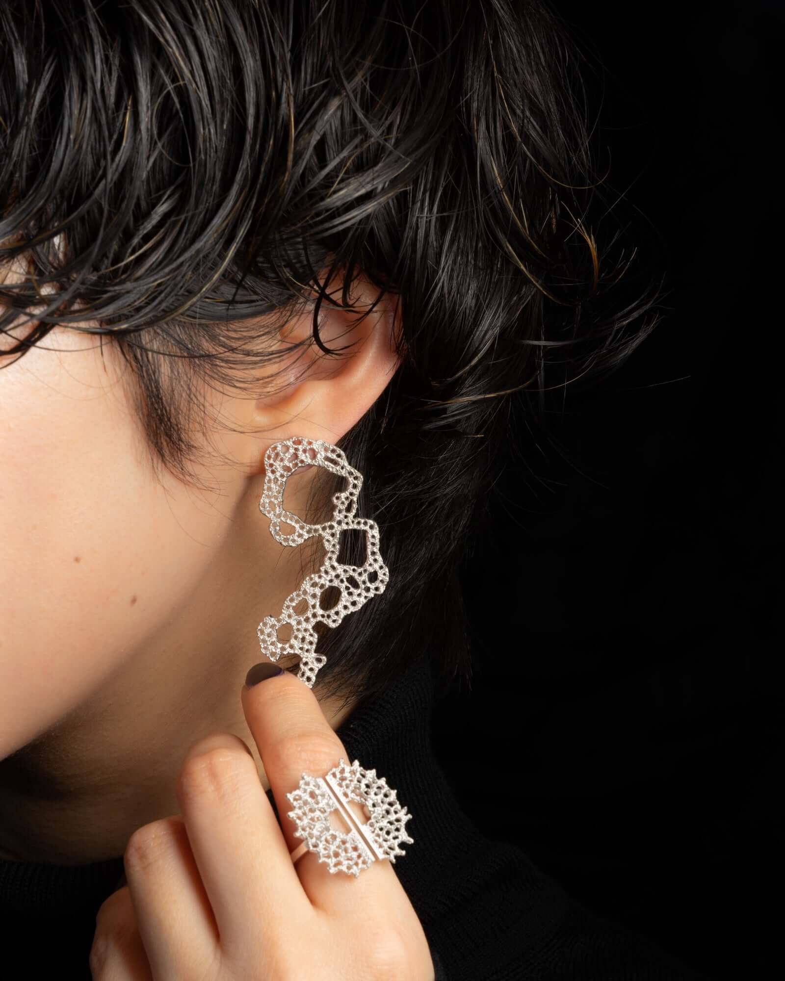 Silver Jewelry|SINGLE EARRING 002 | VOJ