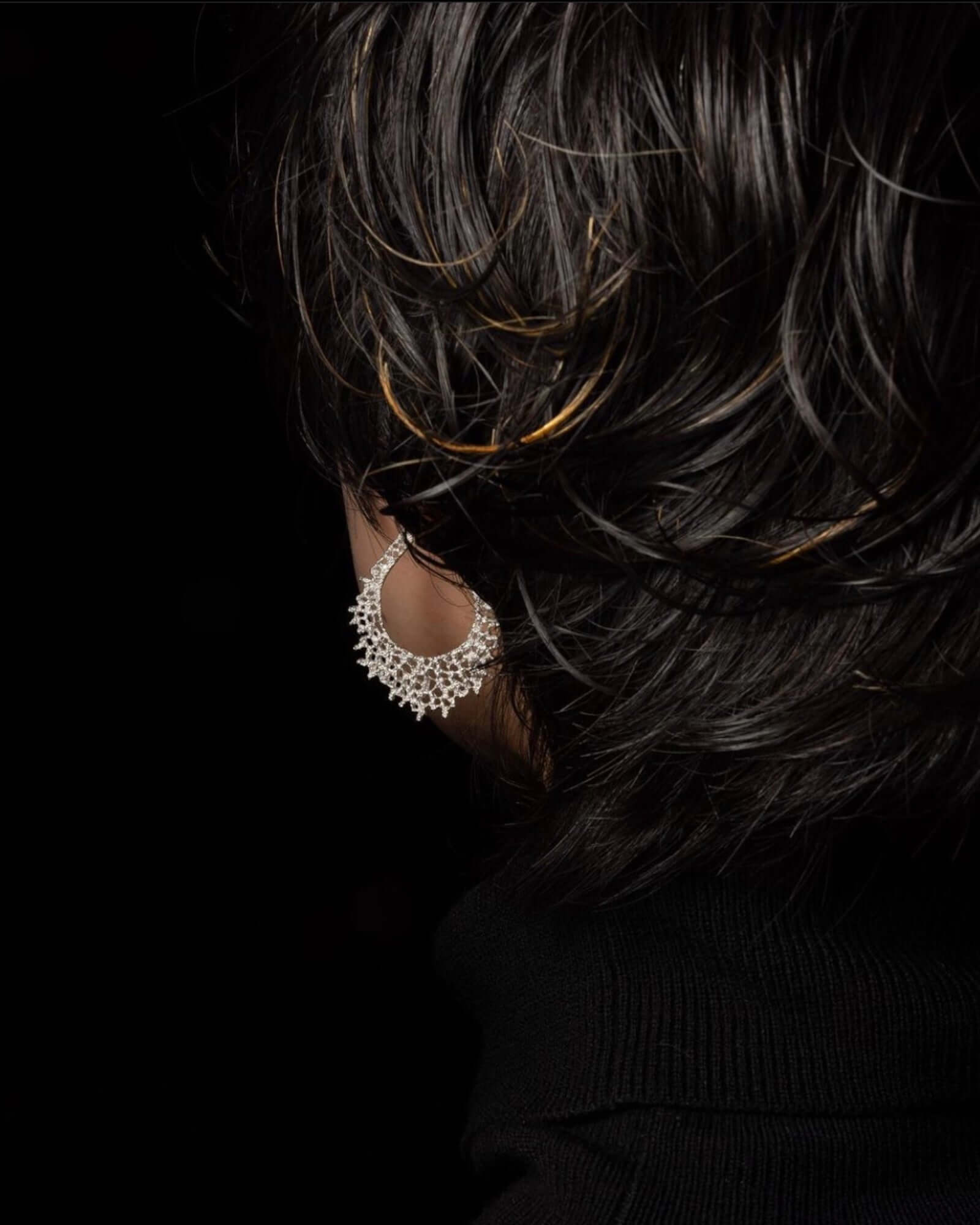 Silver Jewelry|EARRINGS L SIZE 003 | VOJ