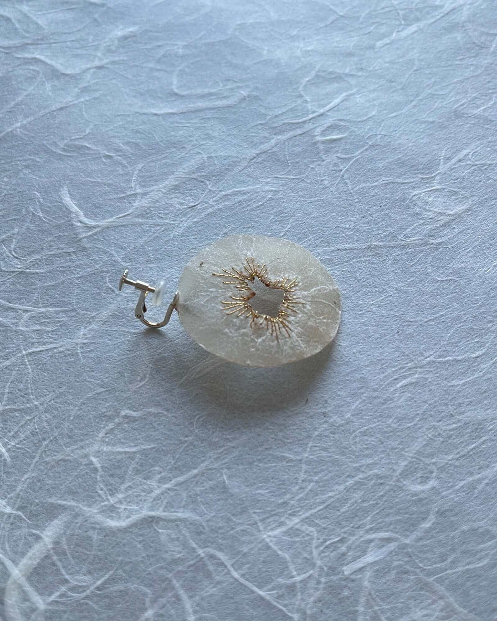 Japanese Washi Jewelry|CLIP-ON EARRINGS 013 | VOJ