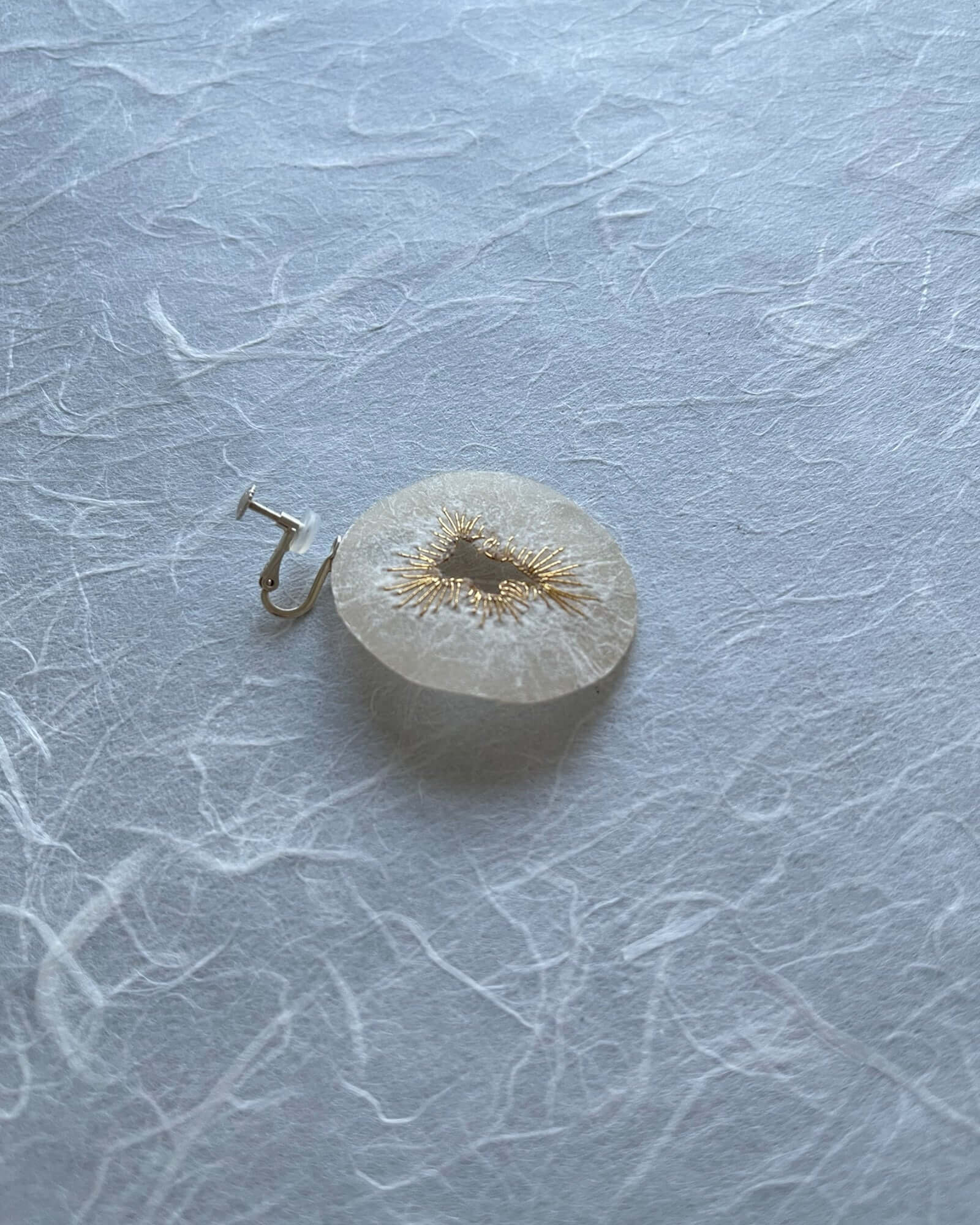 Japanese Washi Jewelry|CLIP-ON EARRINGS 013 | VOJ