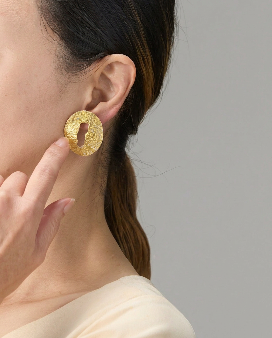 Japanese Washi Paper Jewelry | EARRINGS 017 | moi.toi. | VOJ