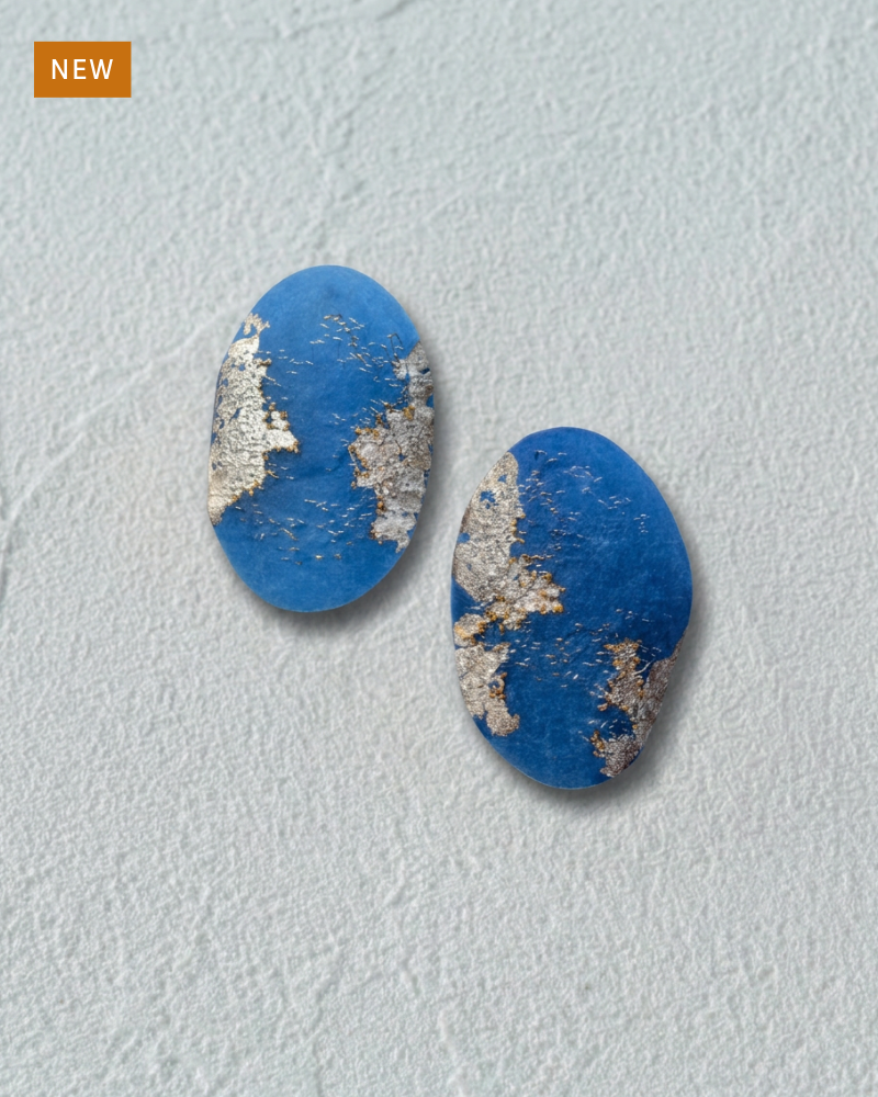Japanese Washi Paper Jewelry | CLIP-ON EARRINGS 016 | moi.toi. | VOJ