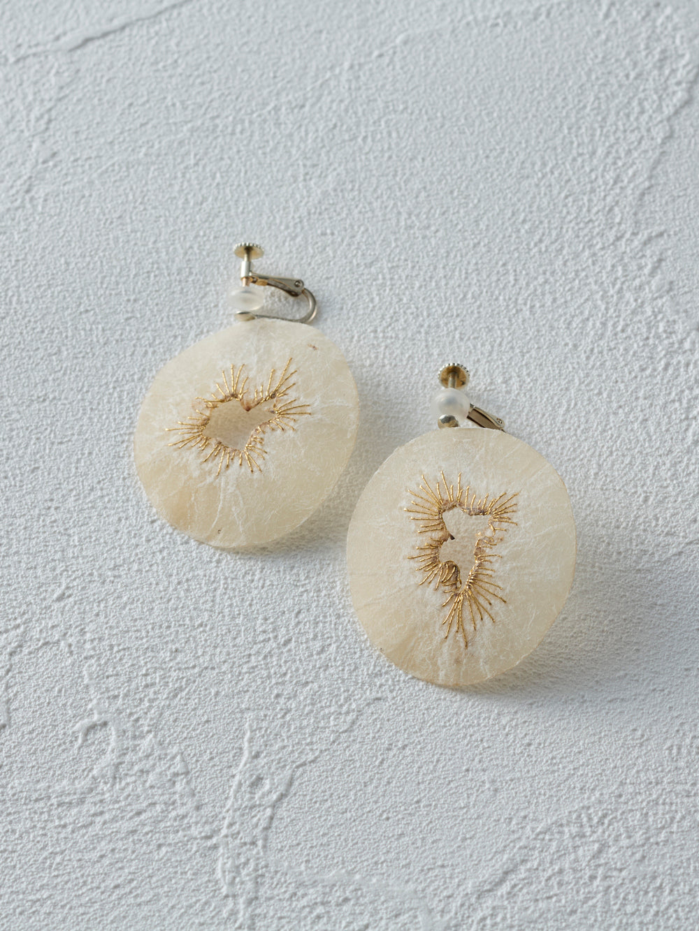 Bijoux Washi faits main | BOUCLES D'OREILLES À CLIP 013