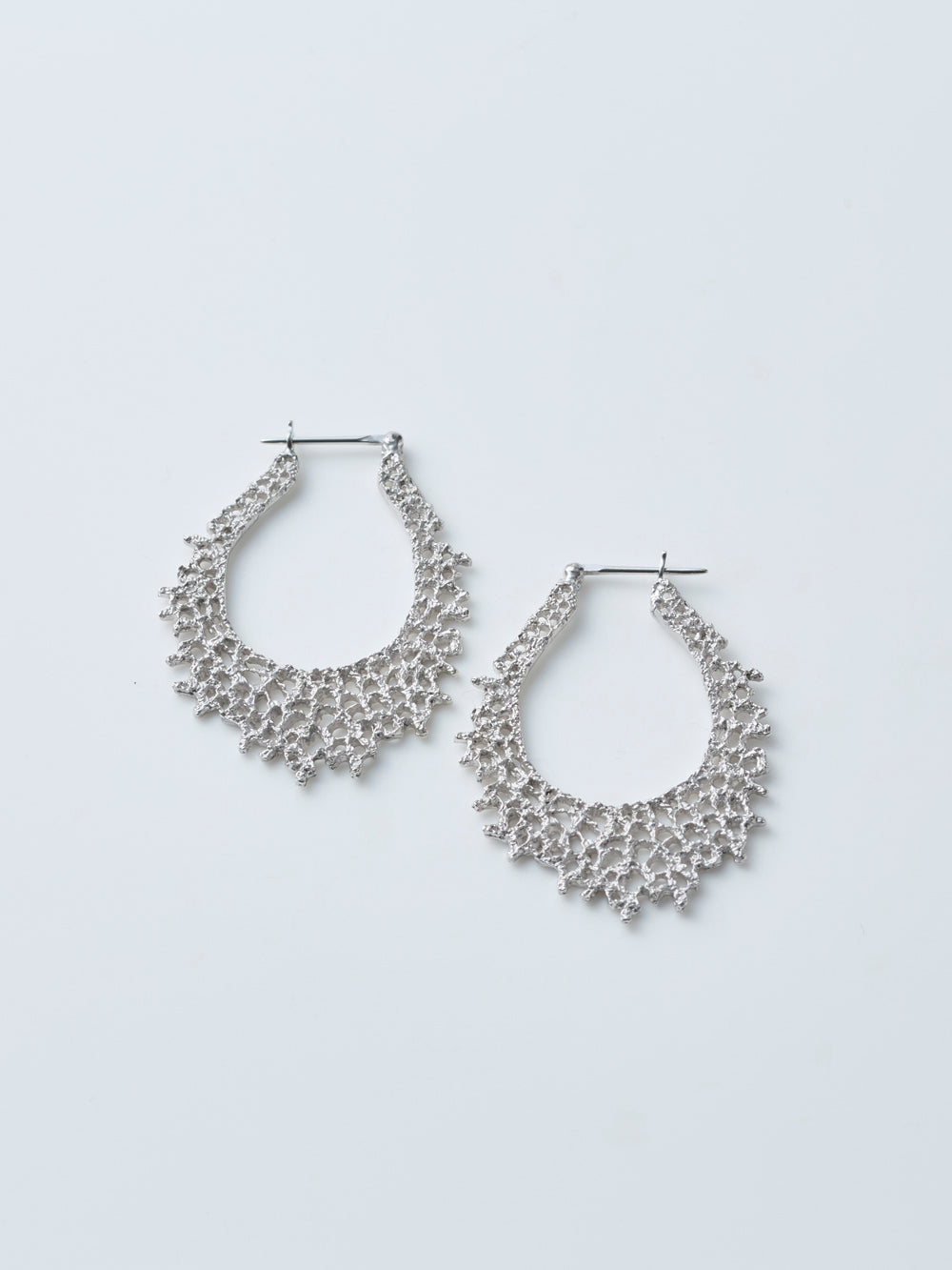 Bijoux en argent faits main | BOUCLES D'OREILLES TAILLE L 003