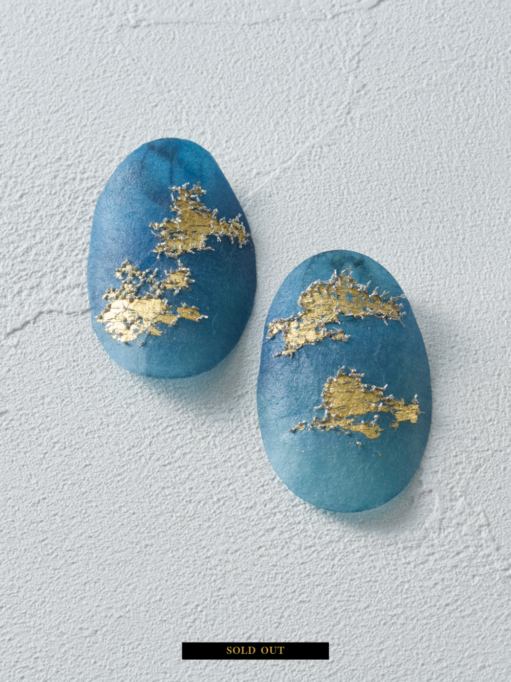 Japanese Washi Paper Jewelry | CLIP-ON EARRINGS 009 | moi.toi. | VOJ