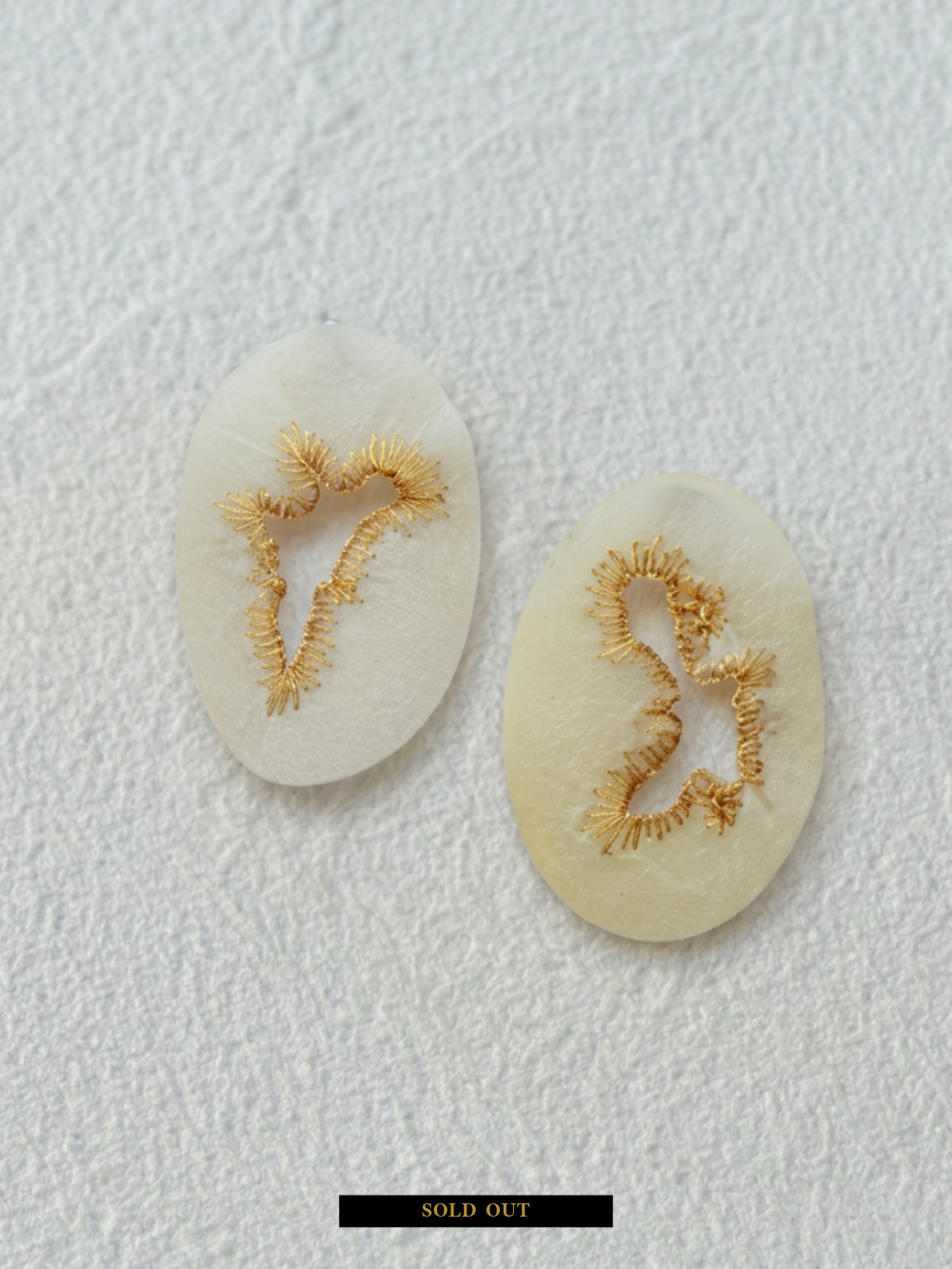 Japanese Washi Paper Jewelry | CLIP-ON EARRINGS 018 | moi.toi. | VOJ
