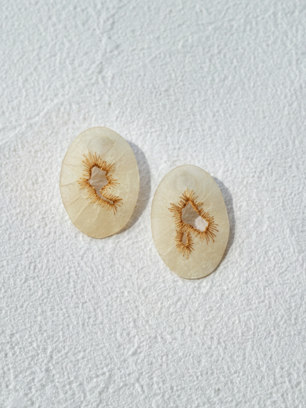Japanese Washi Paper Jewelry | CLIP-ON EARRINGS 019 | moi.toi. | VOJ