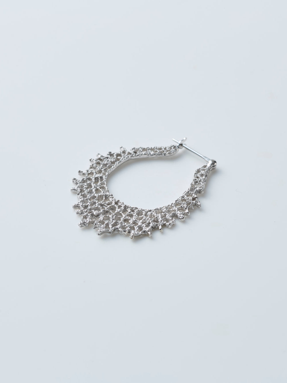 Bijoux en argent faits main ｜ BOUCLES D'OREILLES TAILLE L 003